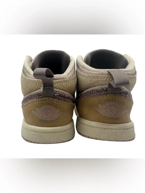 Nike Air Jordan 1 Mid SE Craft Taupe Haze Toddler Sneakers Size 9C - Picture 6 of 10